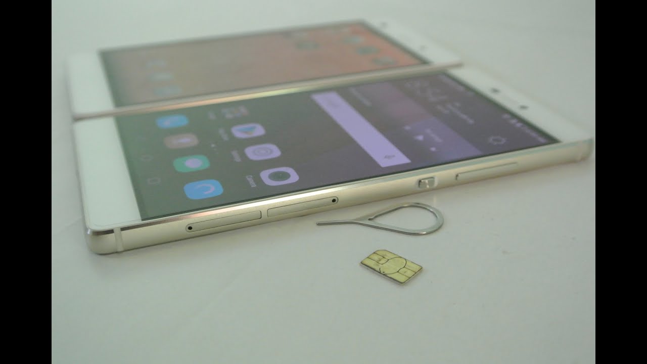 Huawei P8 / P8 Lite - How To Insert SIM Card & Micro SD Card HD