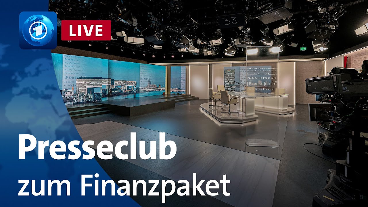 Presseclub LIVE zur Einigung beim Finanzpaket für Verteidigung und Infrastruktur