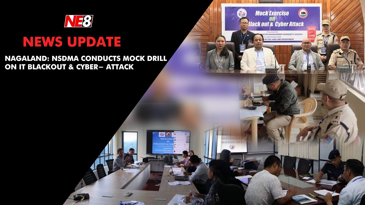 Nagaland: NSDMA conducts mock drill on IT blackout & cyber- attack