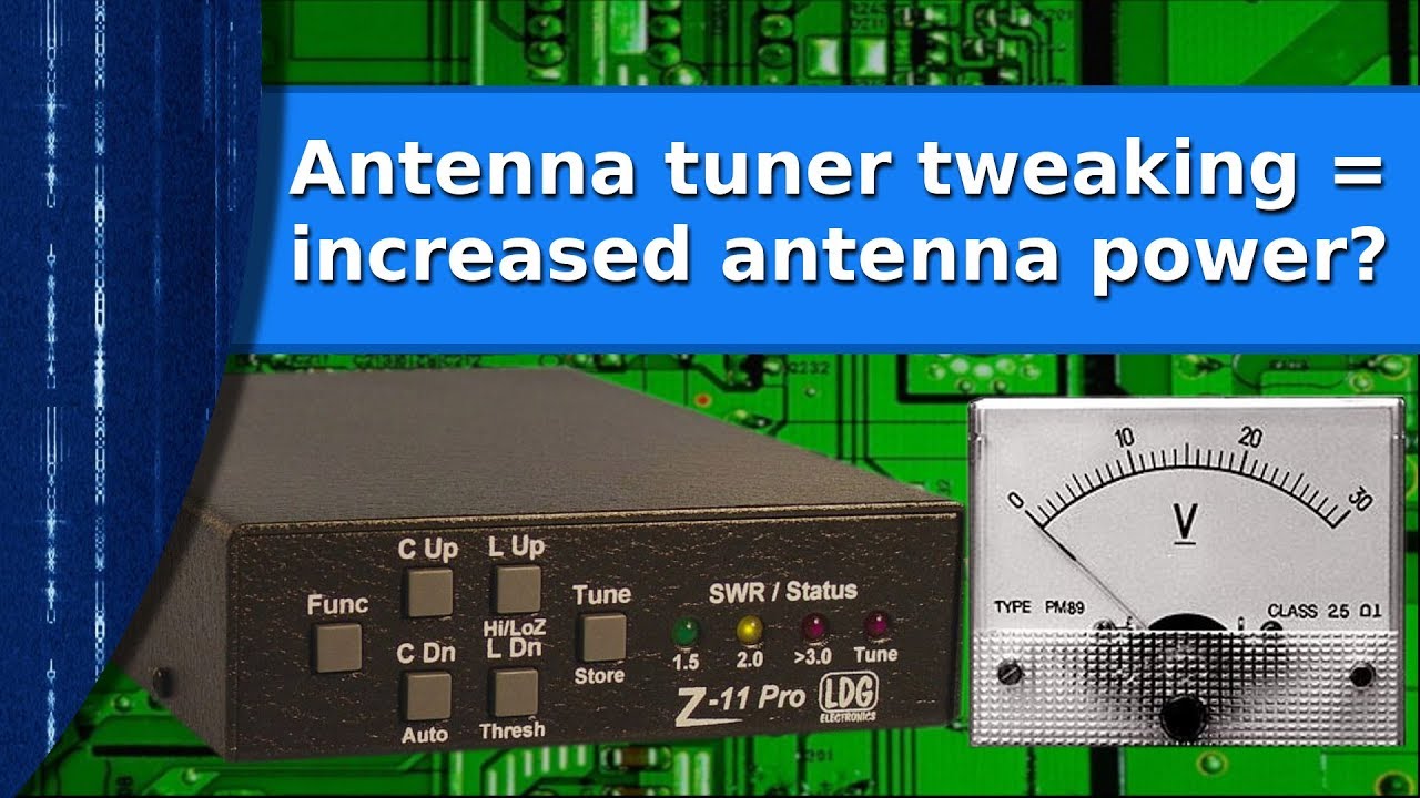Ham Radio - Does manually tweaking your auto tuner mean more radiated power?