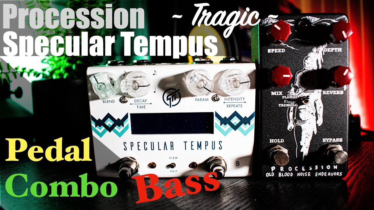 Effect Pedal Combo Bass: Specular Tempus Shimmer Algorithm GFI System+Procession Flange OBNE~Tragic~