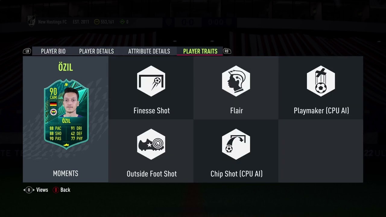 90 Ozil Moments SBC FIFA 22
