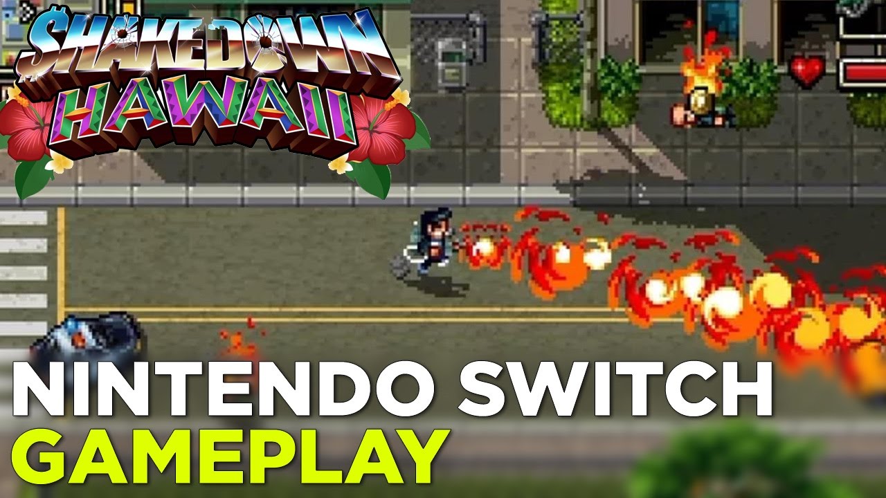 25 Minutes of SHAKEDOWN HAWAII Nintendo Switch Gameplay @ GDC 2017