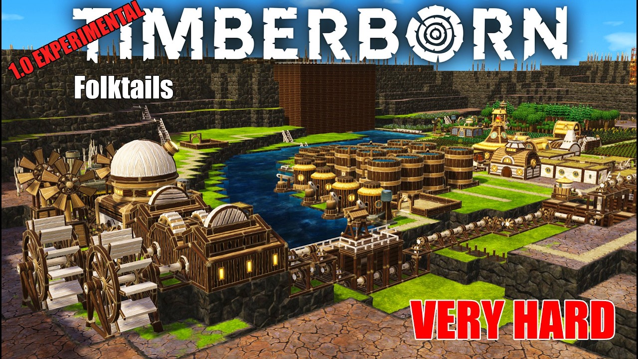 Timberborn 1.0 Experimental — Our First Proper Reservoir & Automation | EP5