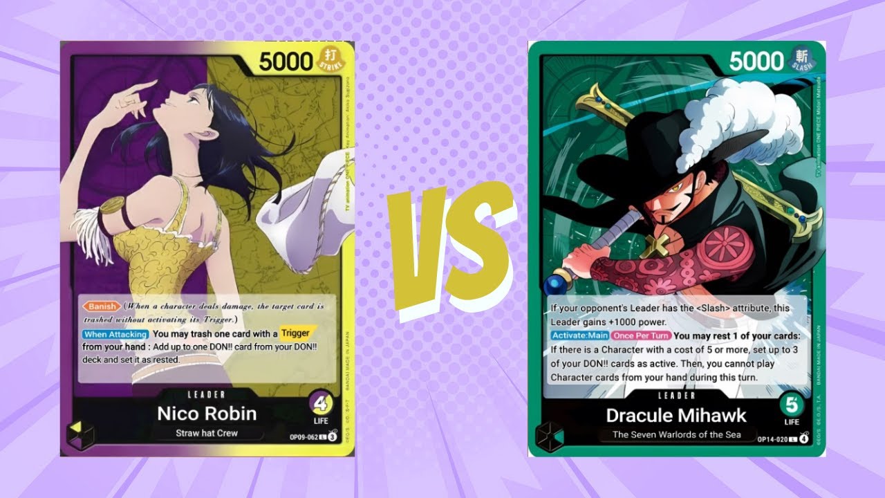 PY ROBIN vs G MIHAWK / Ranked OPTCG Gameplay OP14