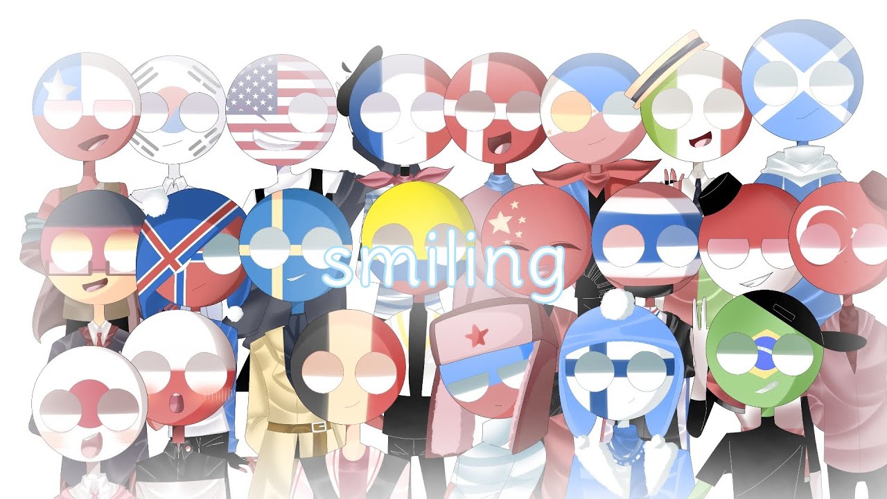 #Countryhumans #Smiling◇smiling together◇-●edit by Heartan HT●-