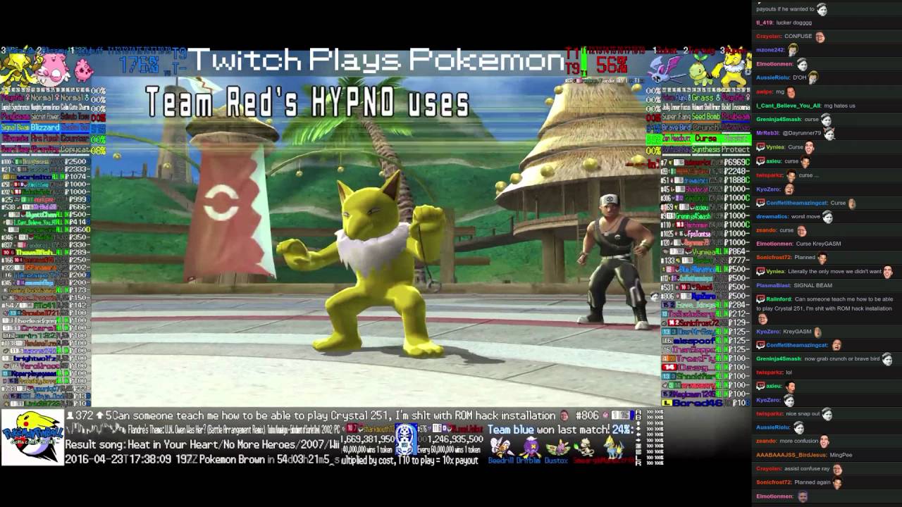 Twitch Plays Pok&eacute;mon Battle Revolution - Match #39109