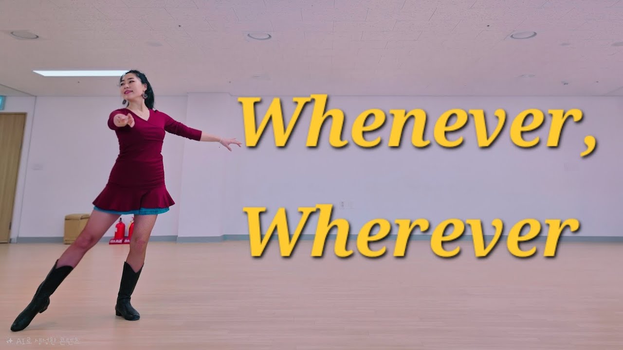 Whenever, Wherever Linedance/Intermediate/Glitter Linedance 010.6820.2063 