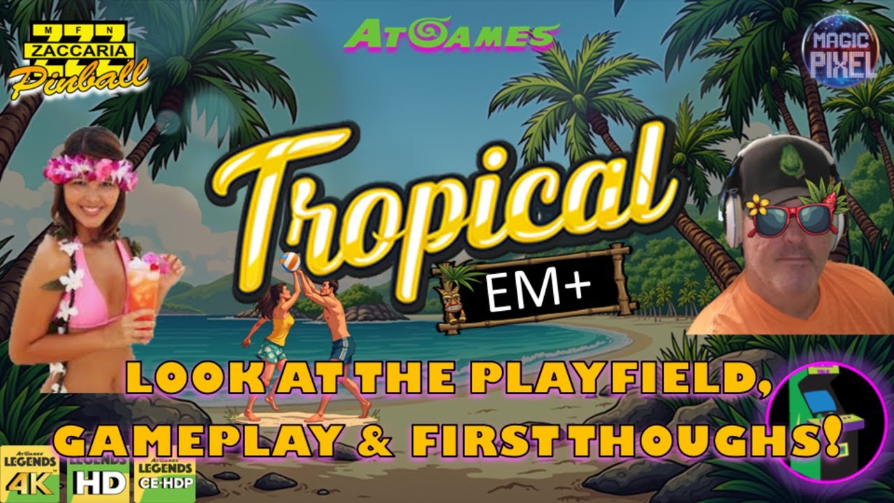 Atgames 4K Tropical EM+ Pinball EXPOSED as BEST or WORST?