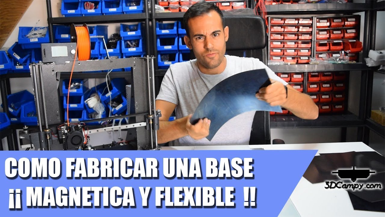 Como Fabricar una base magnética y flexible como la Prusa MK3