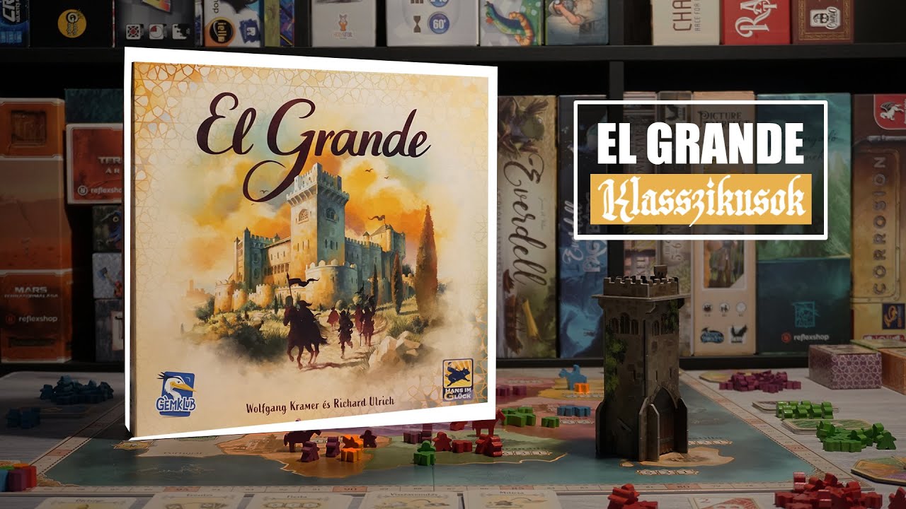 Az időtlen korszakalkotó | El Grande társasjáték bemutató