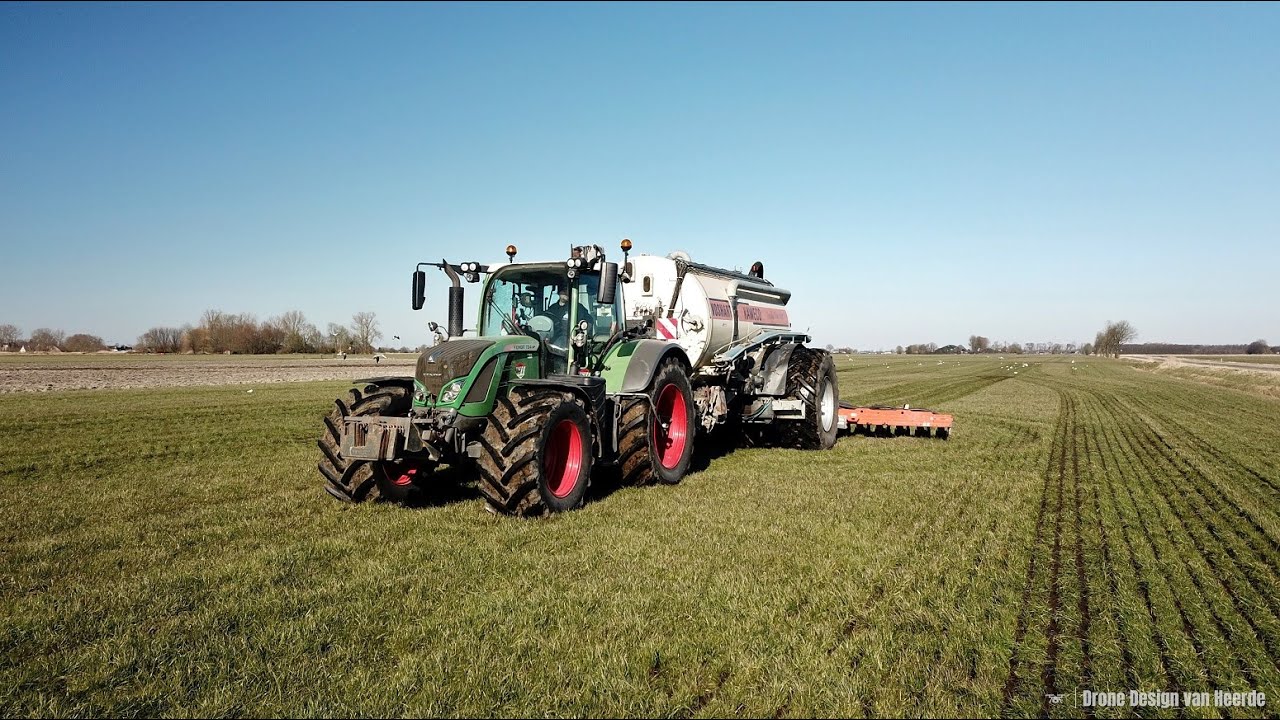 Slurry | Grasland bemesten met Fendt 724 en Kaweco Double Twin Shift, Loonbedrijf Voshart | Gülle