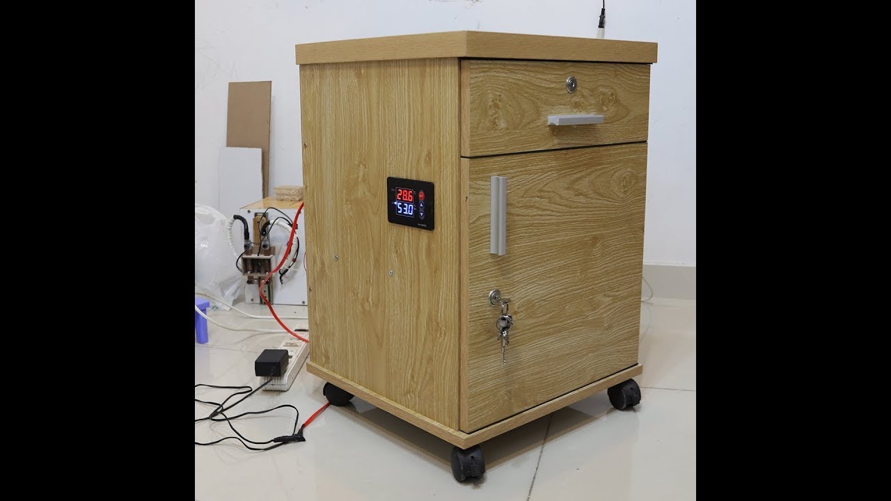 DIY Dry Box Cabinet Storage For Dslr Camera Lens | chế tủ chống ẩm cho máy ảnh