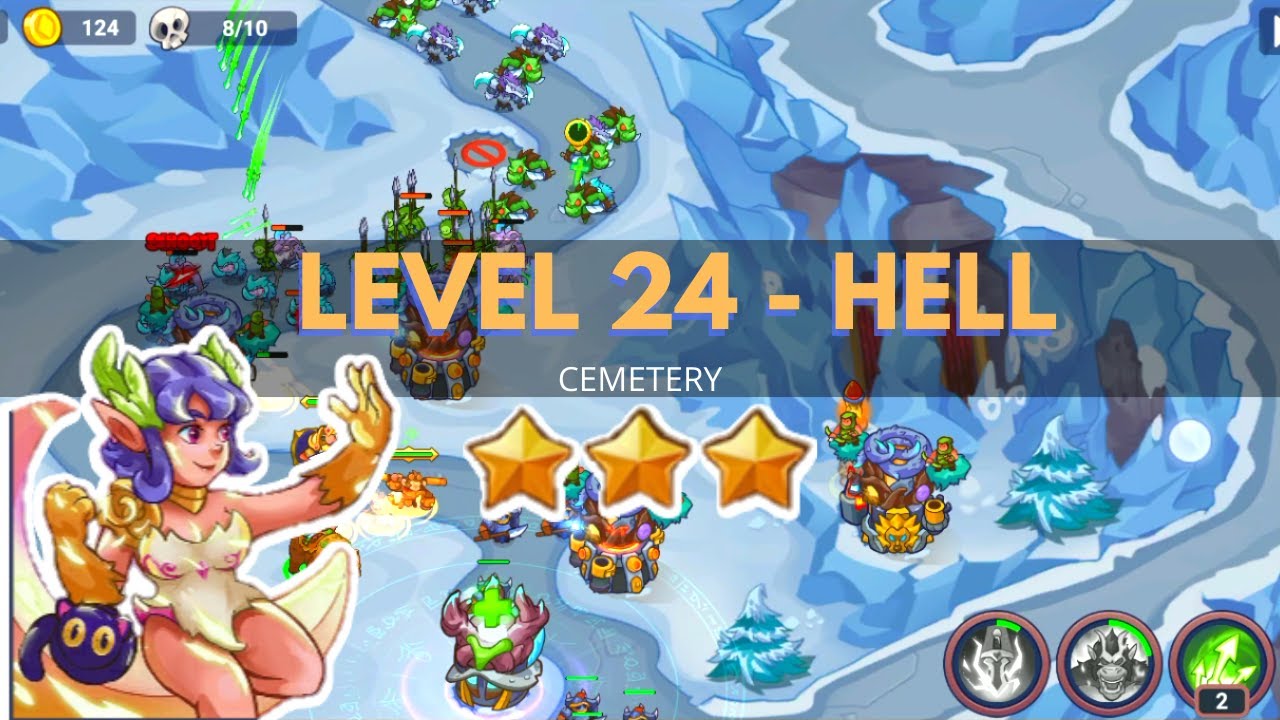 King of Defense 2: Level 24 HELL / GAMEPLAY  / GUIDE / WALKTHROUGH