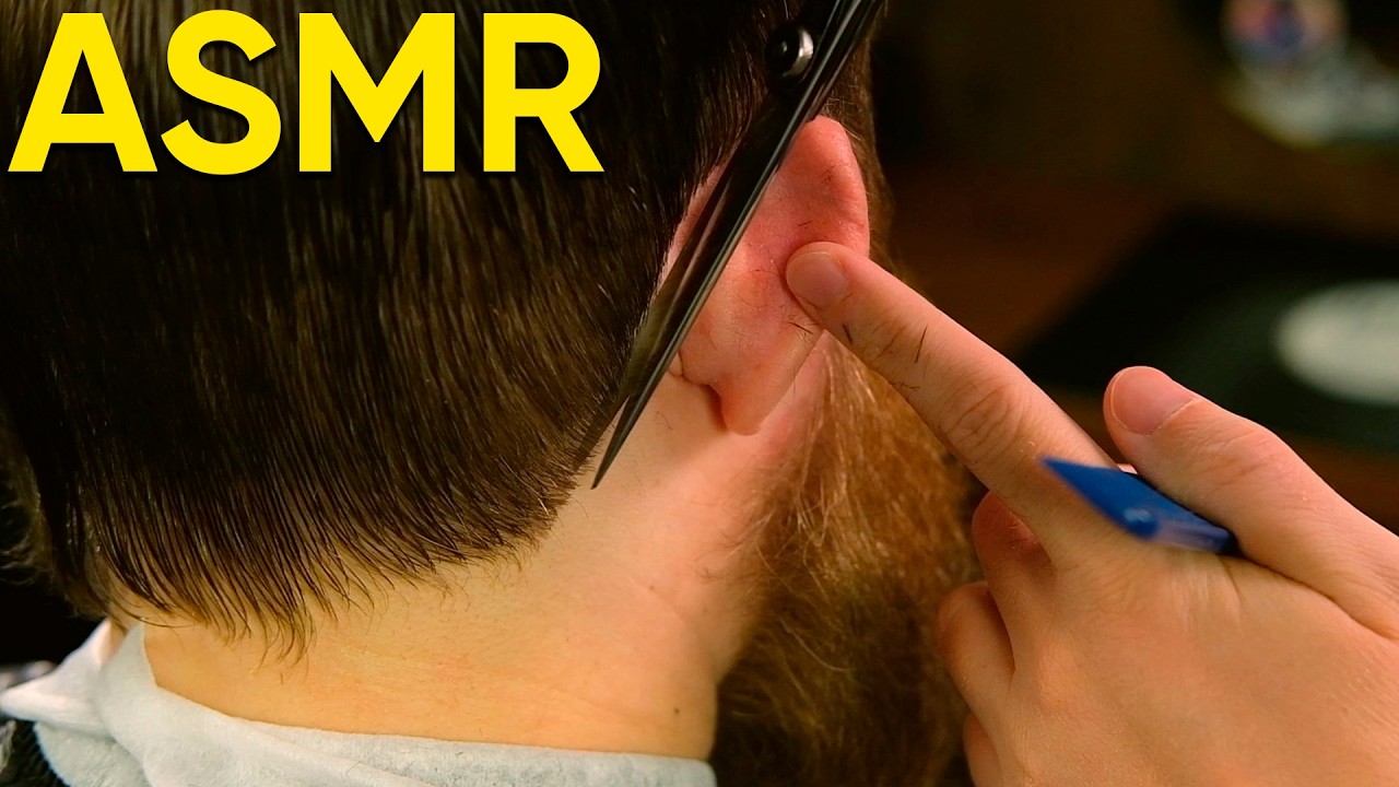 Стрижка только ножницами для короля! 💈 ASMR БАРБЕР