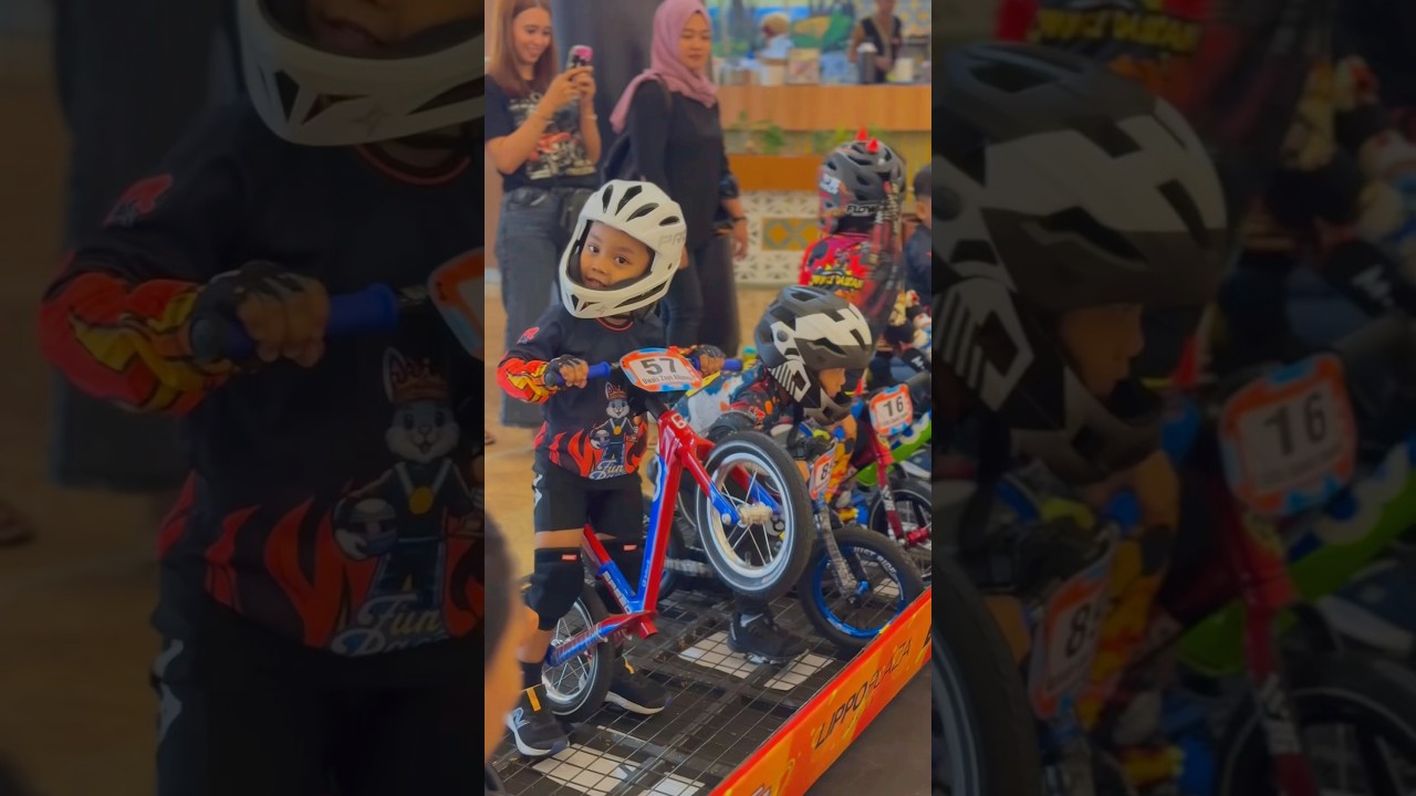 ALBANNA RACE PUSHBIKE DI LIPPO PLAZA JOGJA‼️#shorts #pushbike #balancebike #viral #trending #fyp