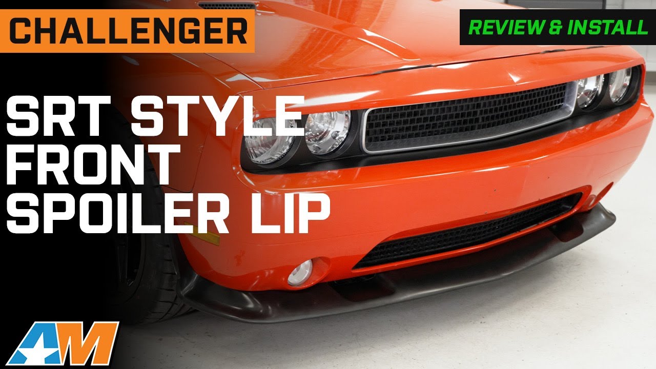 Обзор и установка спойлера-губы переднего бампера Challenger SRT Style 2011–2014