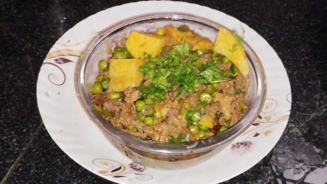 👌Masala Wala Matar Keema Aloo Salan Recipe @HeenaCooking