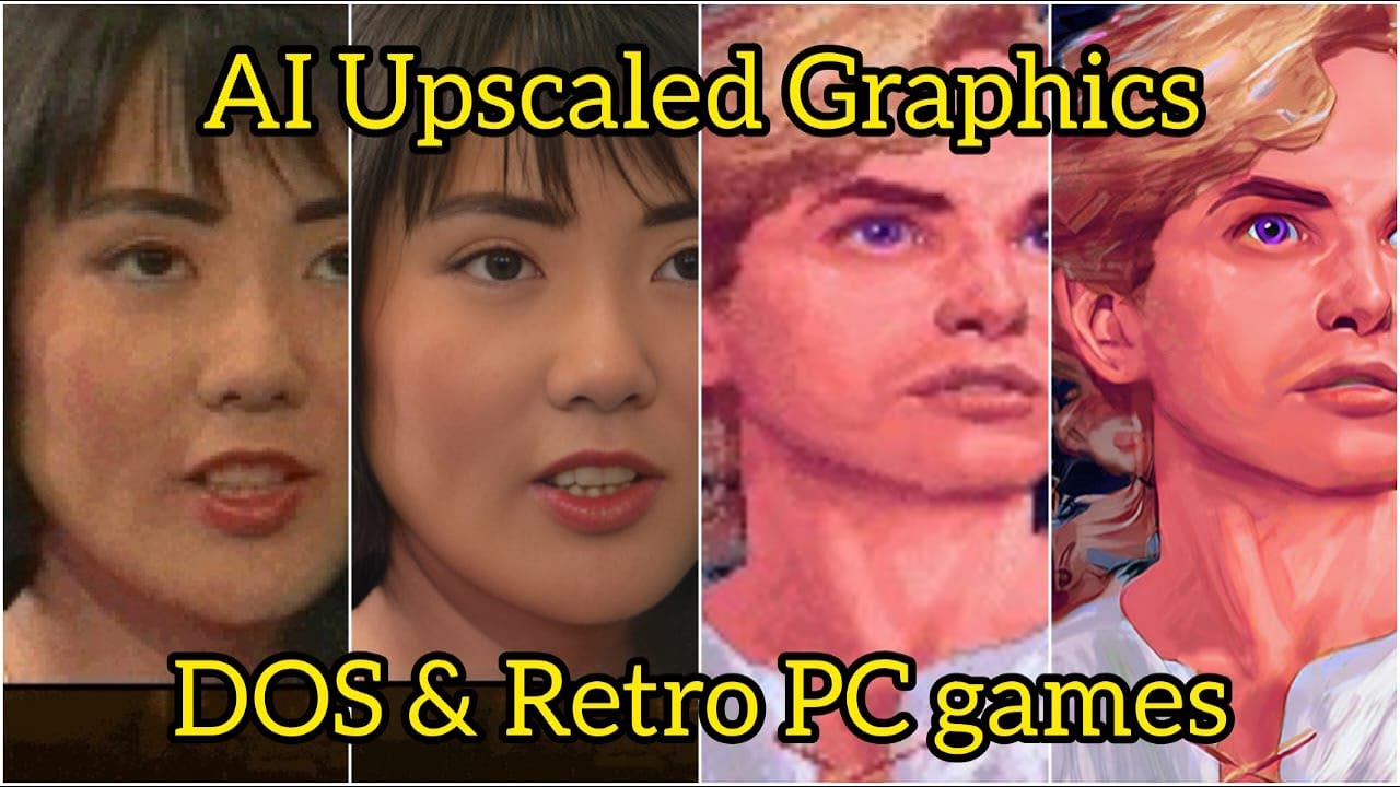 DOS & Retro PC games AI Upscale (Interesting results)