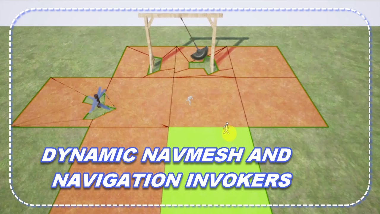 Fully Dynamic NavMesh And Navigation Invokers; UNREAL ENGINE