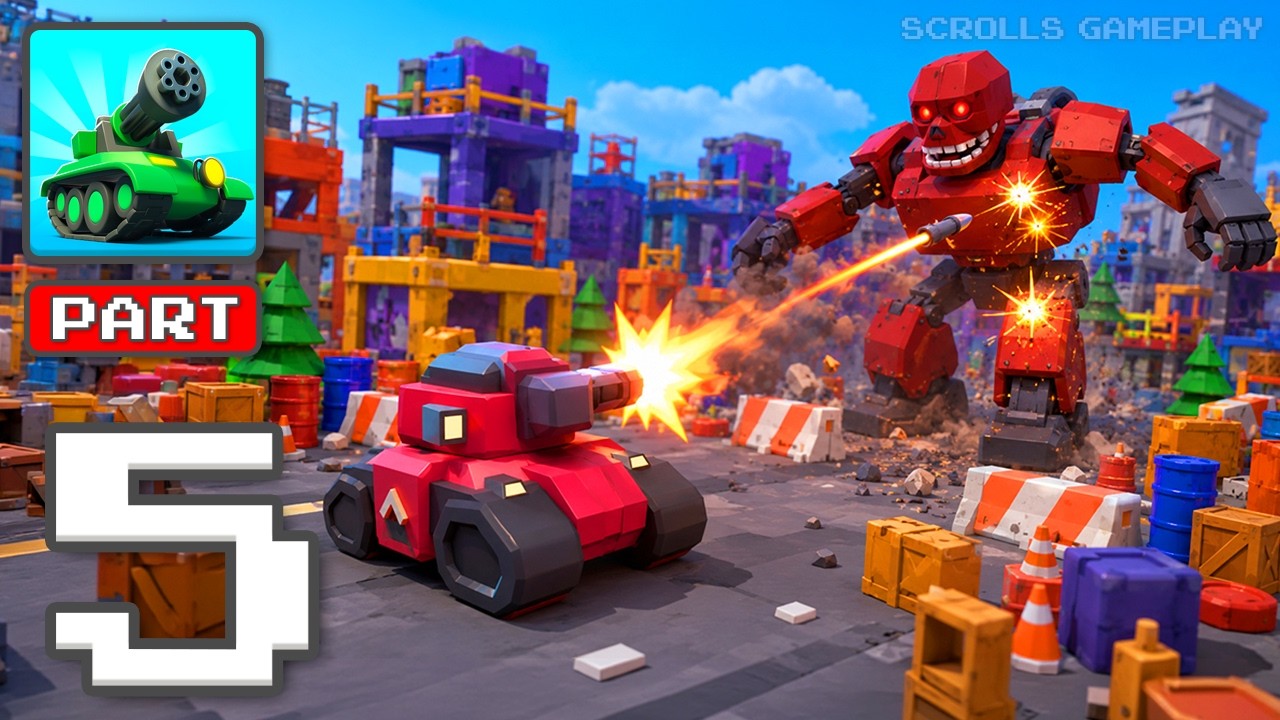 Tank Sniper: 3D Shooting Games - Gameplay Walkthrough Part 5 - Battle Cannon Marksman (iOS, Android)