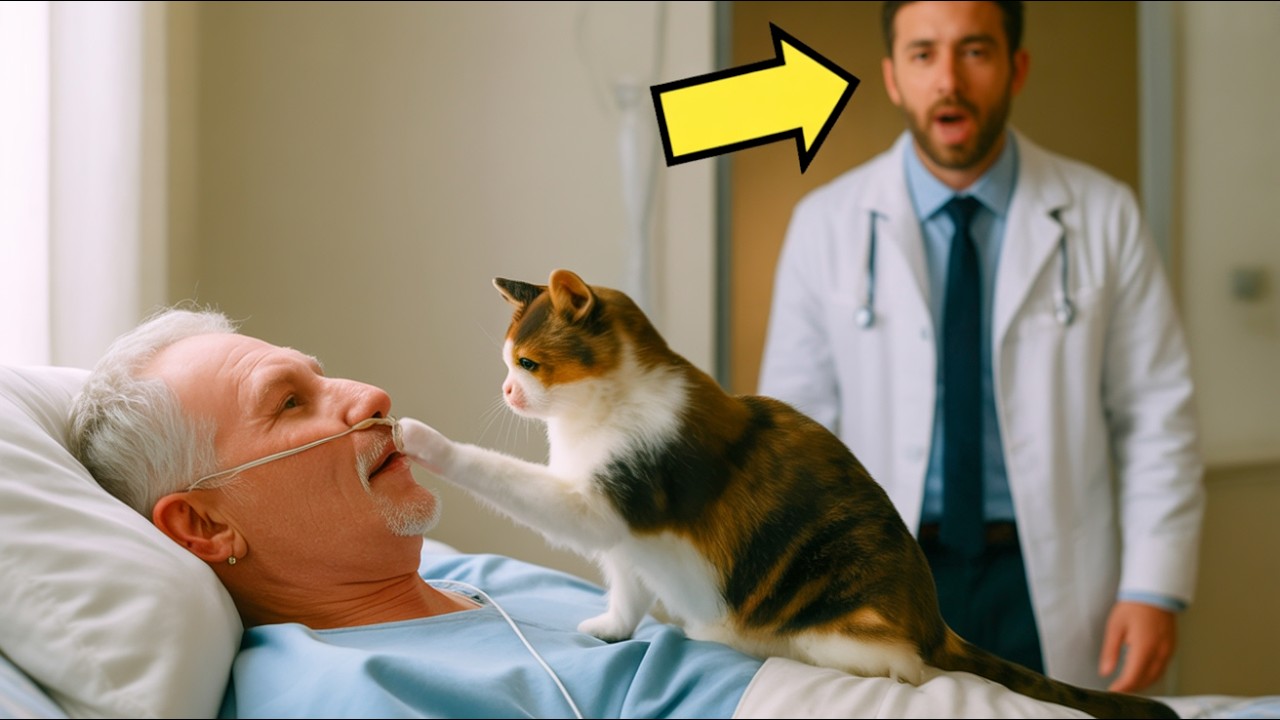 GATO CALLEJERO ENTRA A LA HABITACIÓN DEL BILLONARIO EN COMA… Y LO IMPOSIBLE SUCEDE