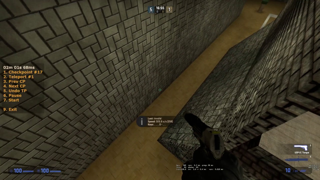 [CS:GO KZ] - kz_high_tech in 02.59.00 (Previous WR) by froast