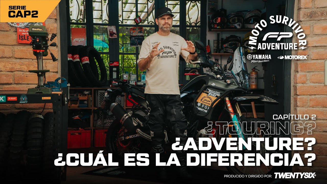 CAP2/ ¿Touring o Adventure? Descubre las diferencias clave MOTO SURVIVOR FP ADVENTURE