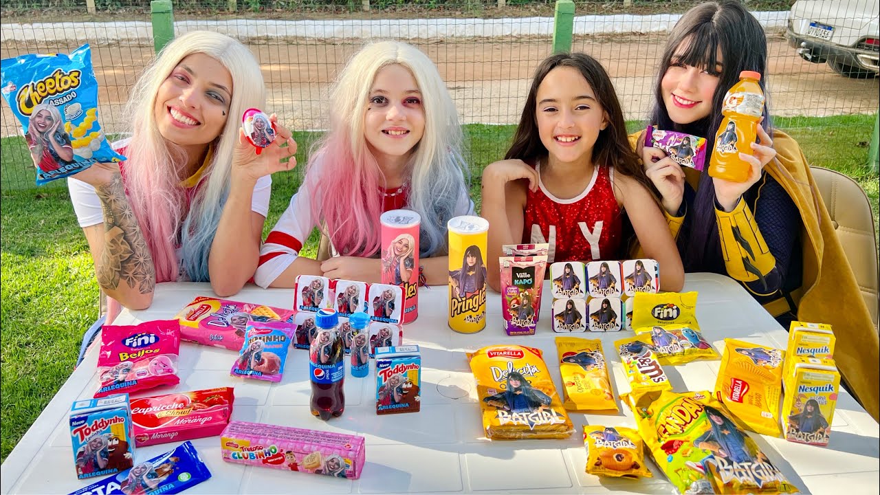 COMIDAS DA ARLEQUINA VS COMIDAS DA BATGIRL