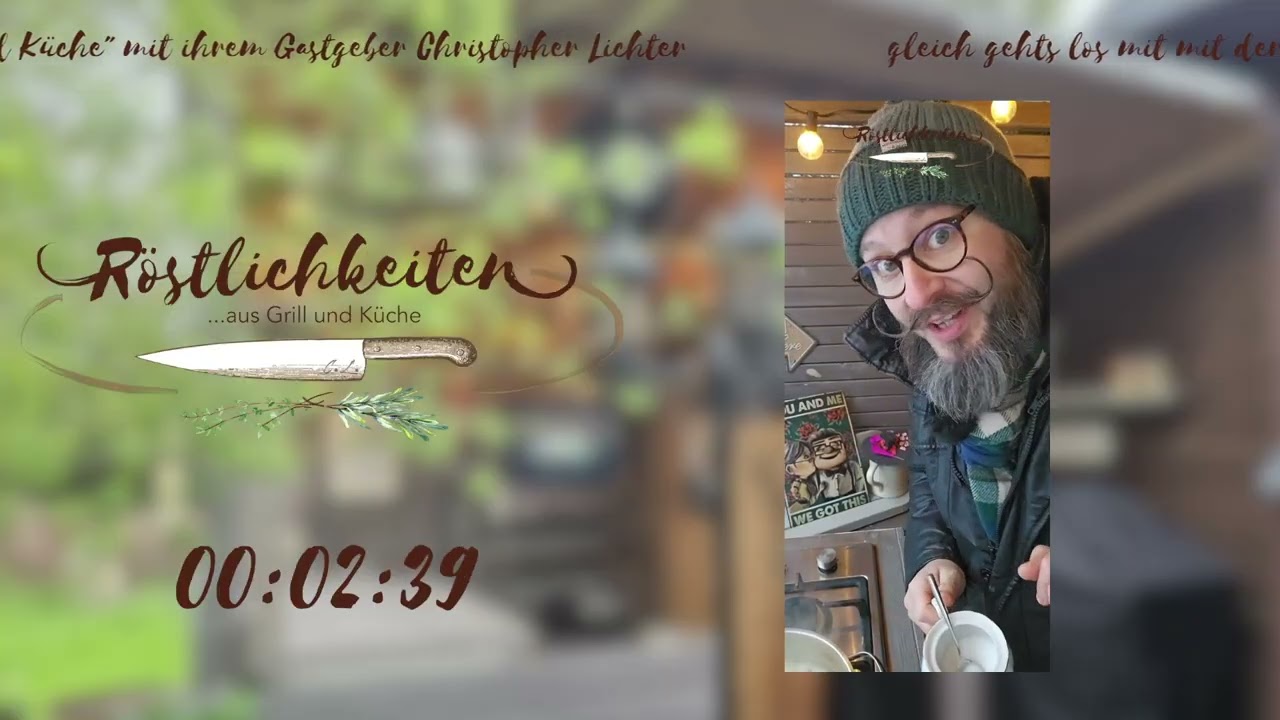 die kleine kölsche Kochshow... Röstlichkeiten aus Grill und Küche: ein Hühnerfrikassee, ein Leib