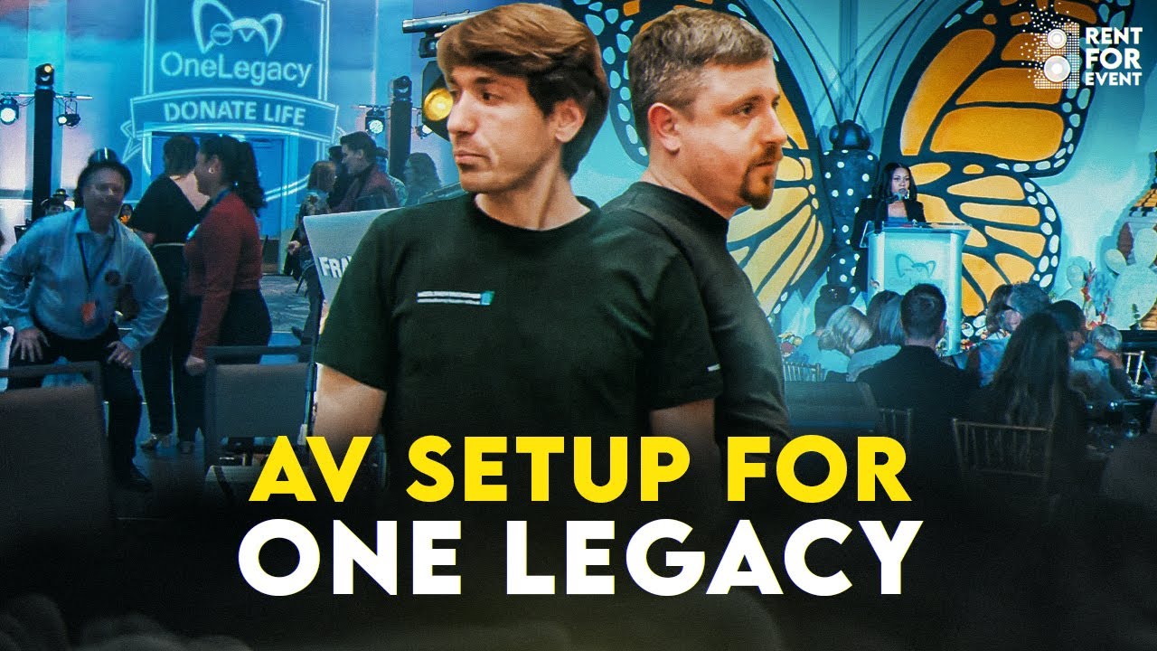 4 Day Event Preparation  | AV Setup for One Legacy