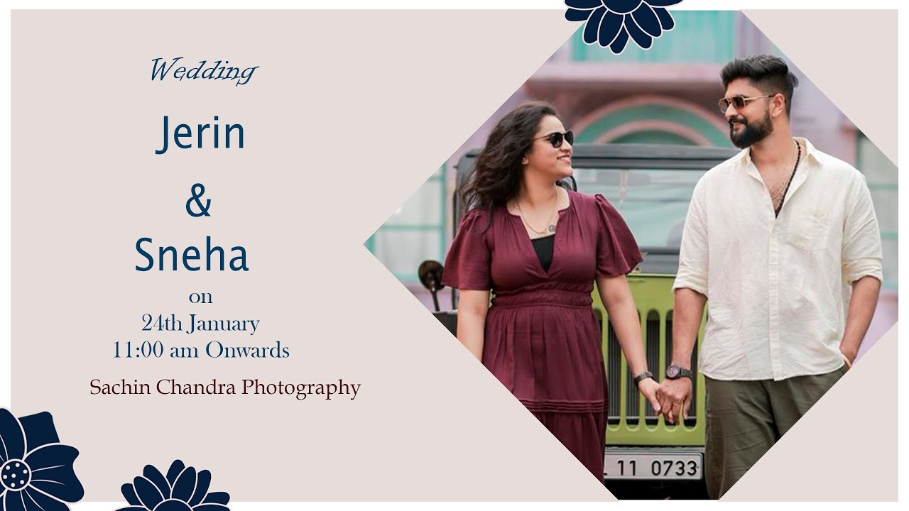 Wedding || Jerin & Sneha