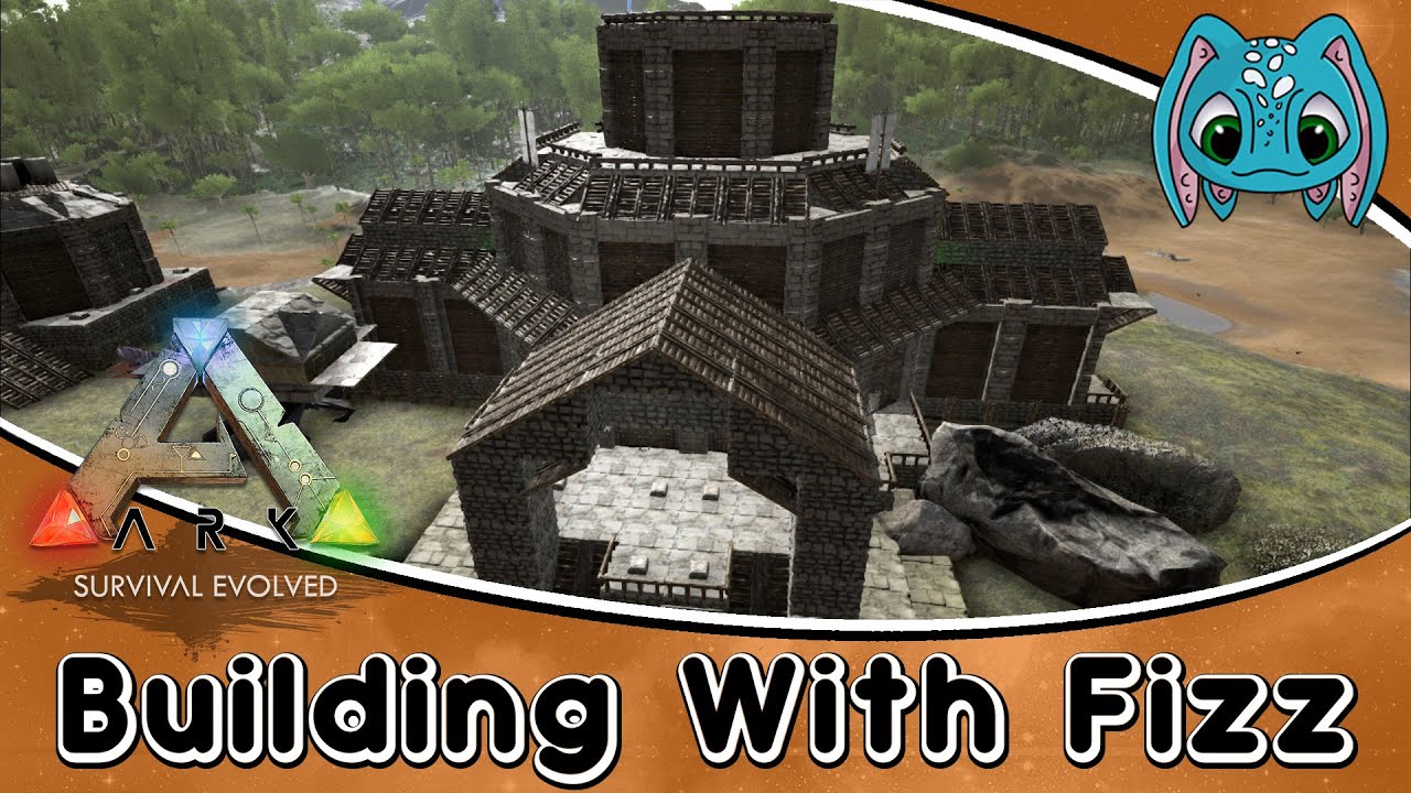 ARK:Survival Evolved Building w/ Fizz :: How to Build One of the Best Building In ARK