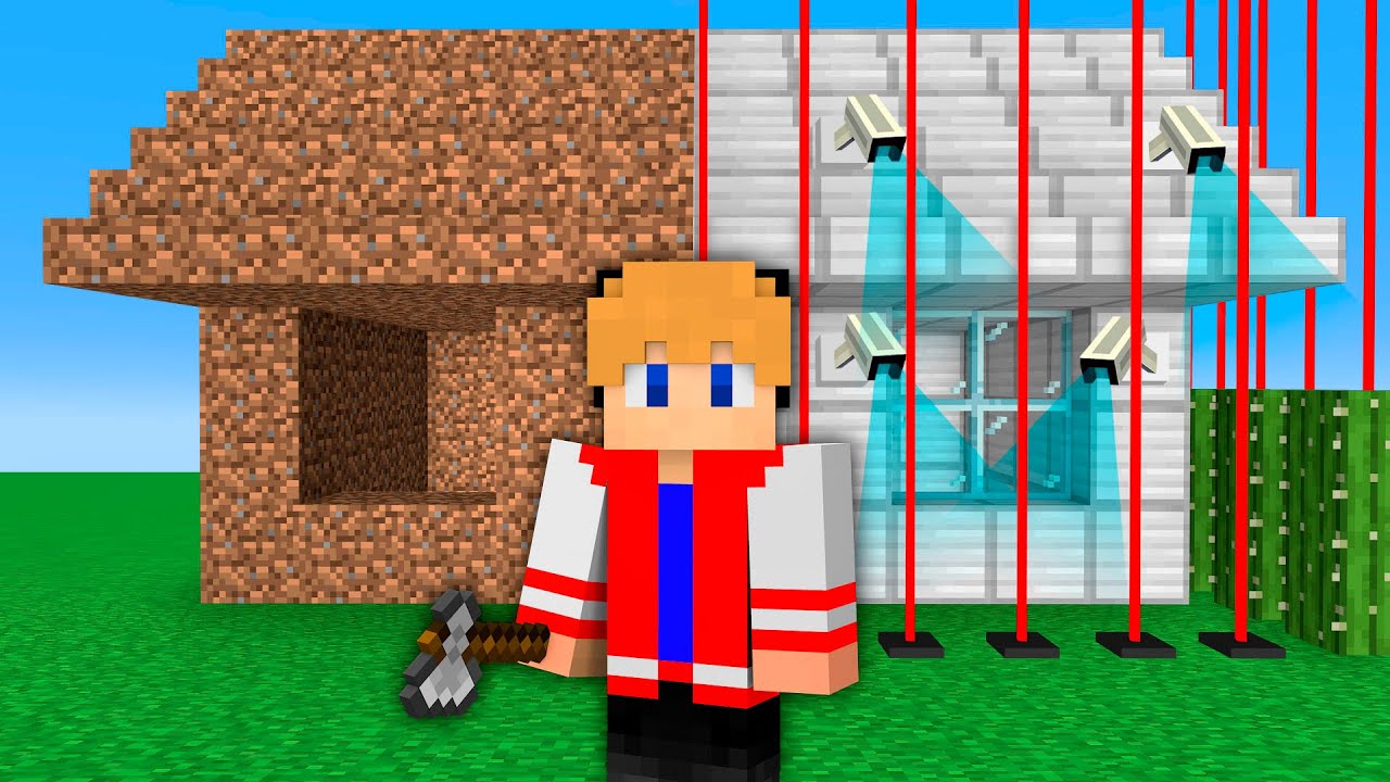 Transformei a CASA de NOOB em CASA de PRO no minecraft