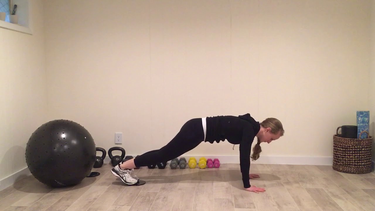 Slider Oblique Knee Tucks