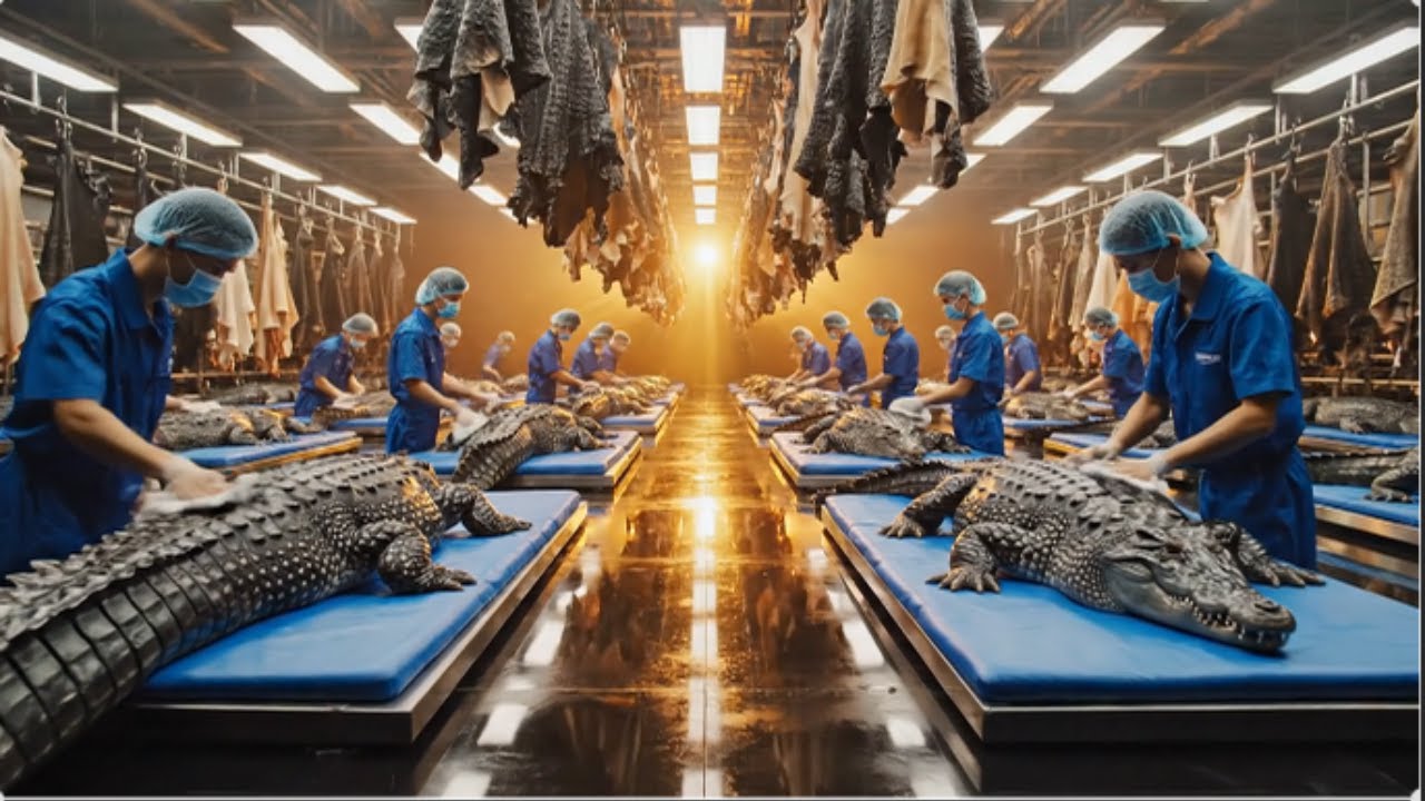 Is Your Luxury Bag Made From This? Inside the Crocodile Leather Factory | Complete Process