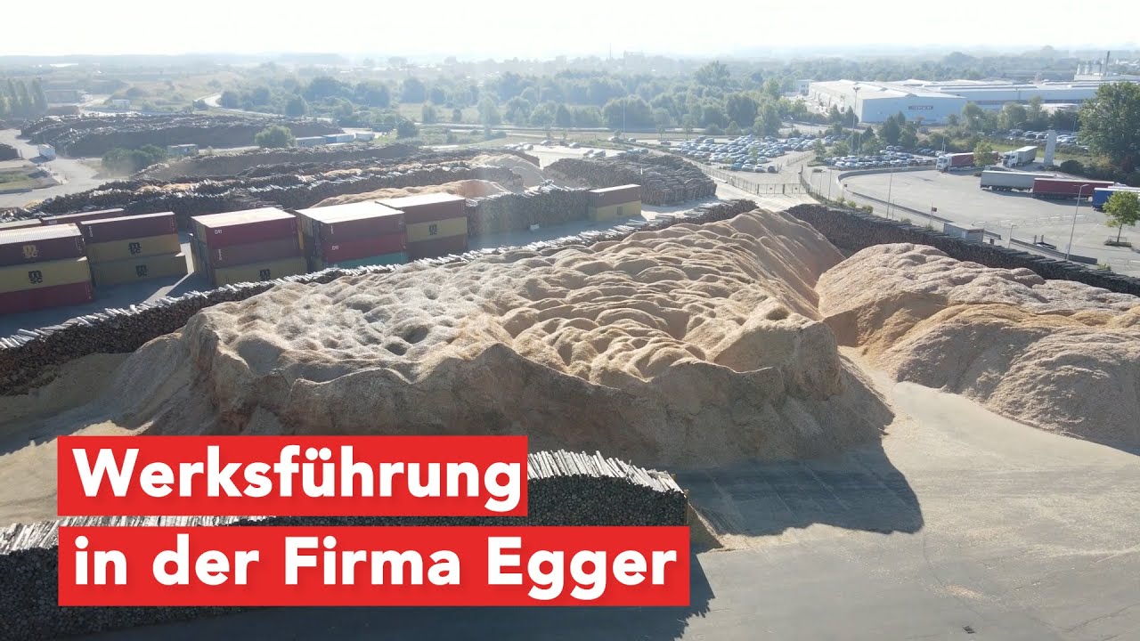 Unternehmerabend bei Werksführung in Firma Egger