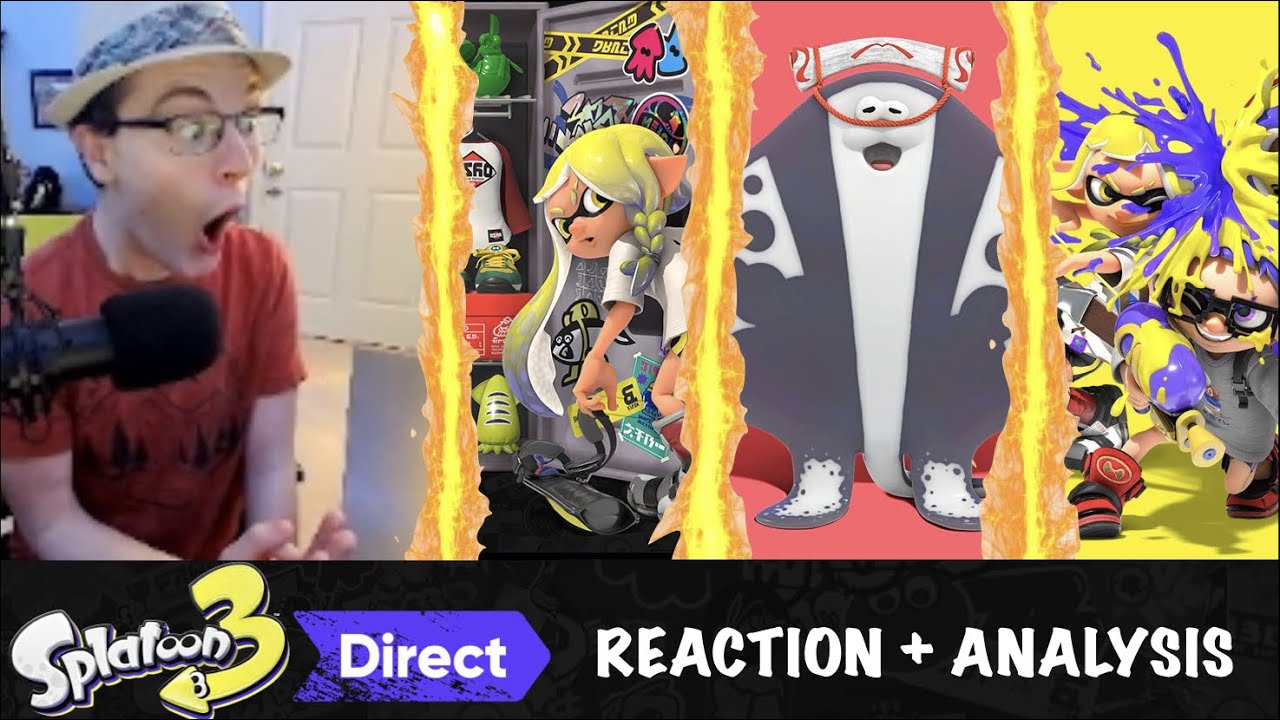 SPLATOON 3 IS AMAZING! Ultra Reacts to the Splatoon 3 Direct!