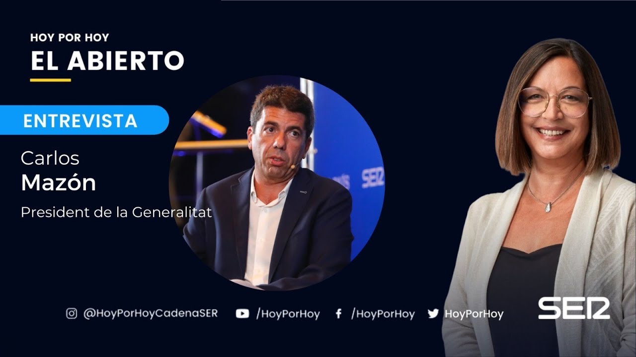 Àngels Barceló entrevista a Carlos Mazón, presidente de la Generalitat Valenciana