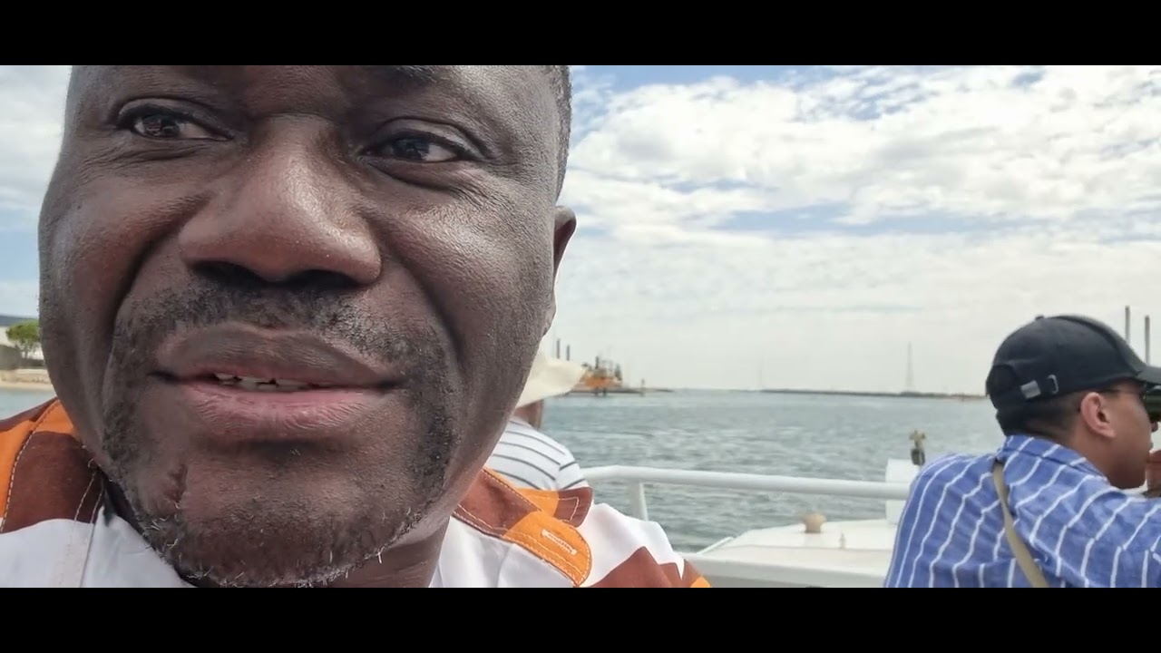 John Nze-Bertram TV: Enjoying the Port River Cruise in Port Adelaide, South Australia (2)