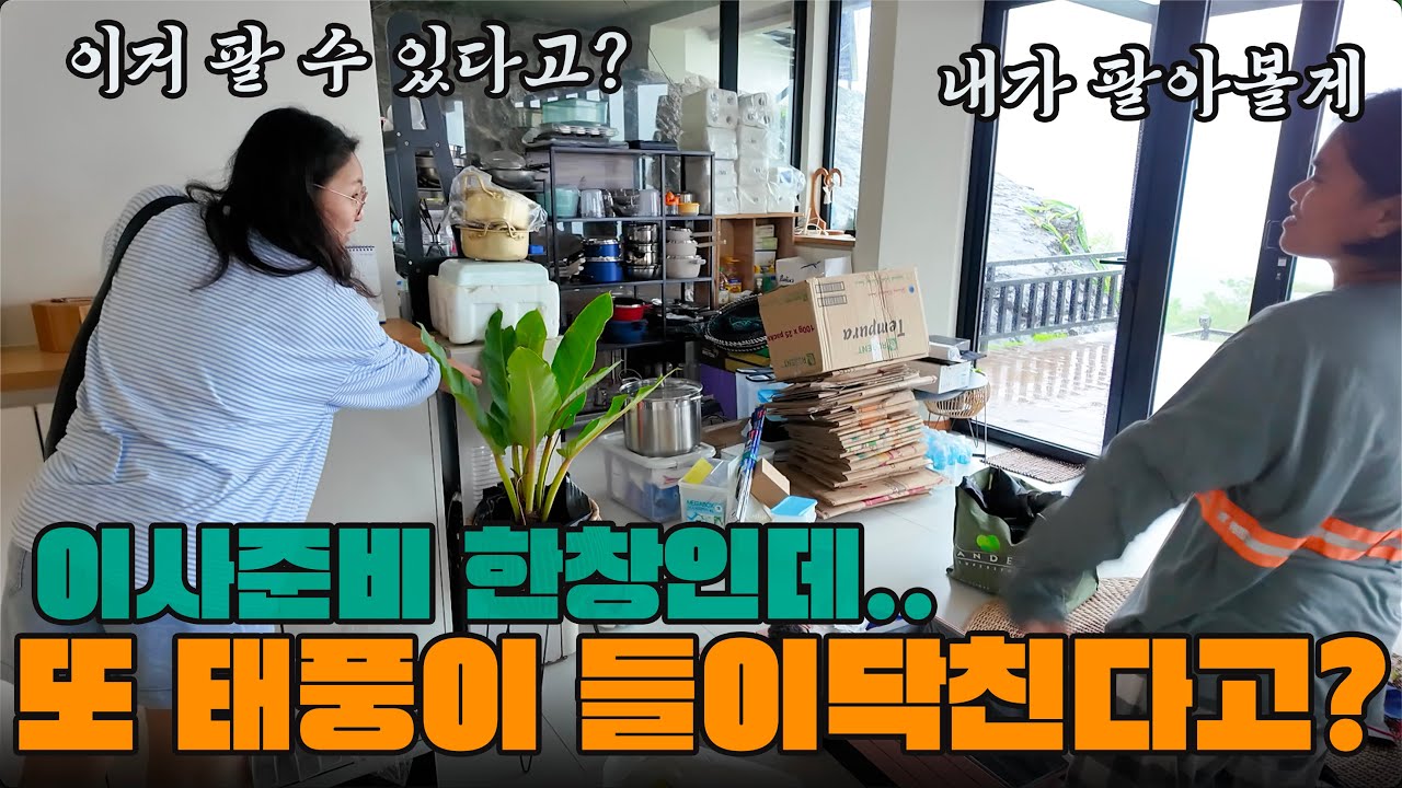 구독자 초대와 이사 준비를 동시에 하는데.. 또 들려오는 태풍소식!!!! 필리핀이 원래 이런 곳이었나요? 드디어 계약 완료!