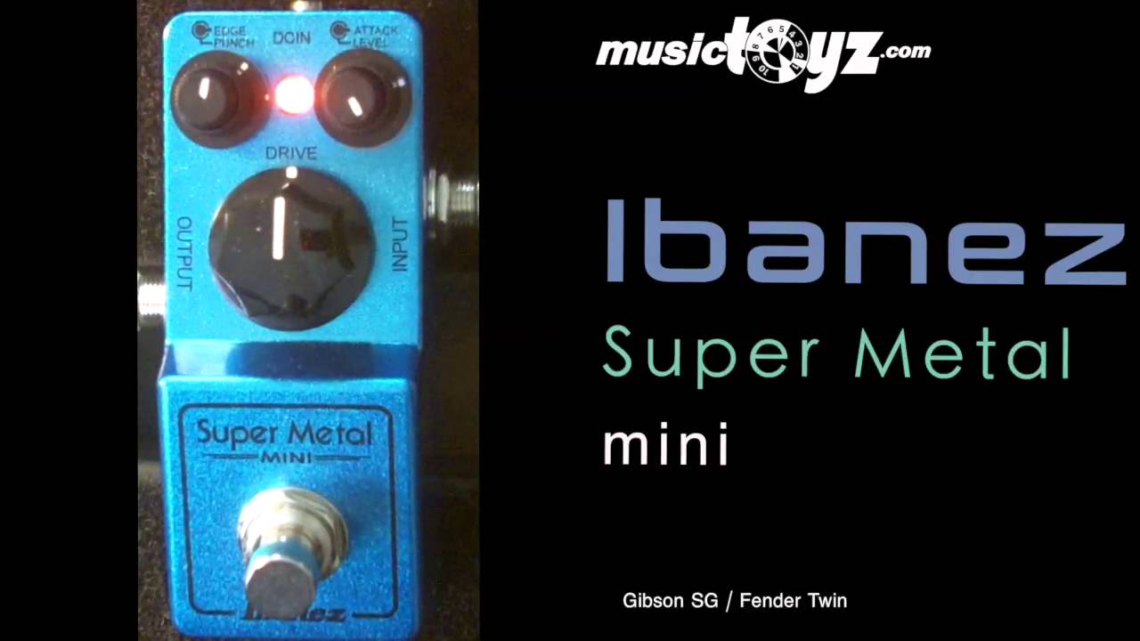 Ibanez Mini Super Metal Distortion Guitar Pedal