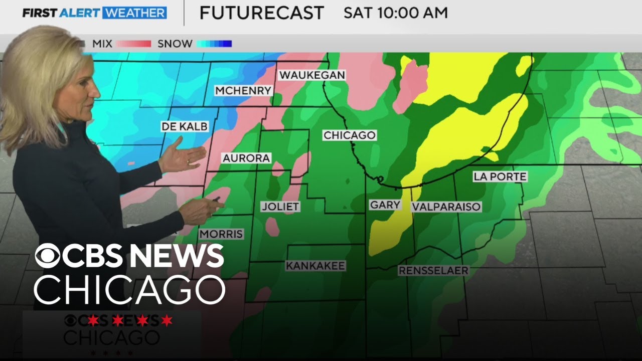 Rain, snow mix on Saturday in Chicago
