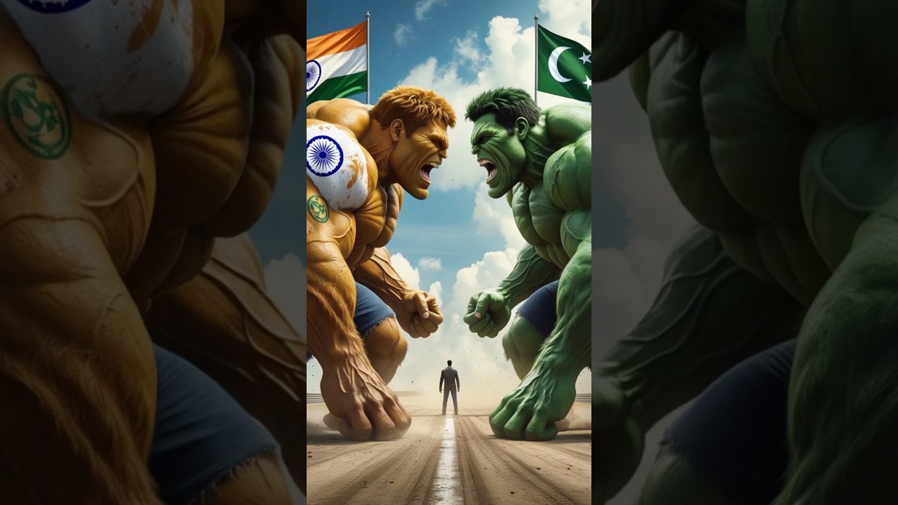 India Vs Pakistan | hulk fight | hulk vs 