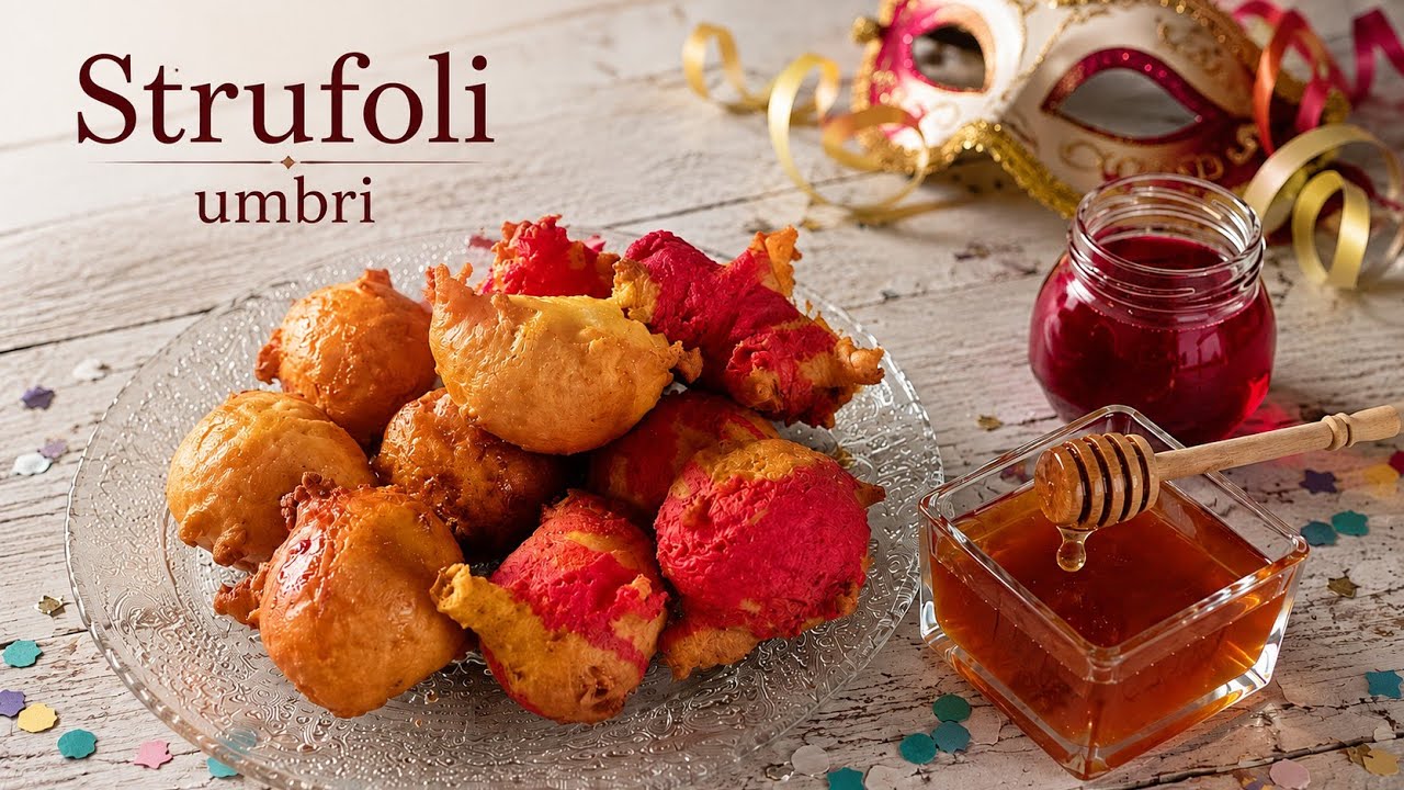 STRUFOLI UMBRI🥳🎉🤩 a Perugia non c'è Carnevale senza Strufoli!! Ricetta perfetta super collaudata!