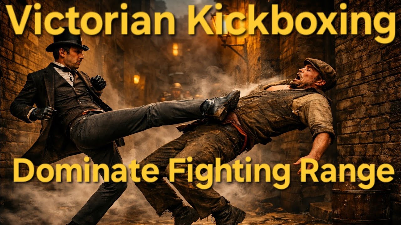 Dominate Fighting Ranges Striking into Grappling Range. Victorian Kickboxing drills of Bartitsu. 