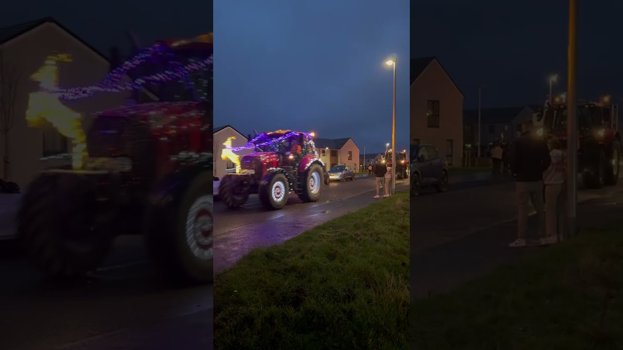 Arbroath Tractor Run 2025 *Contains Flashing Lights*