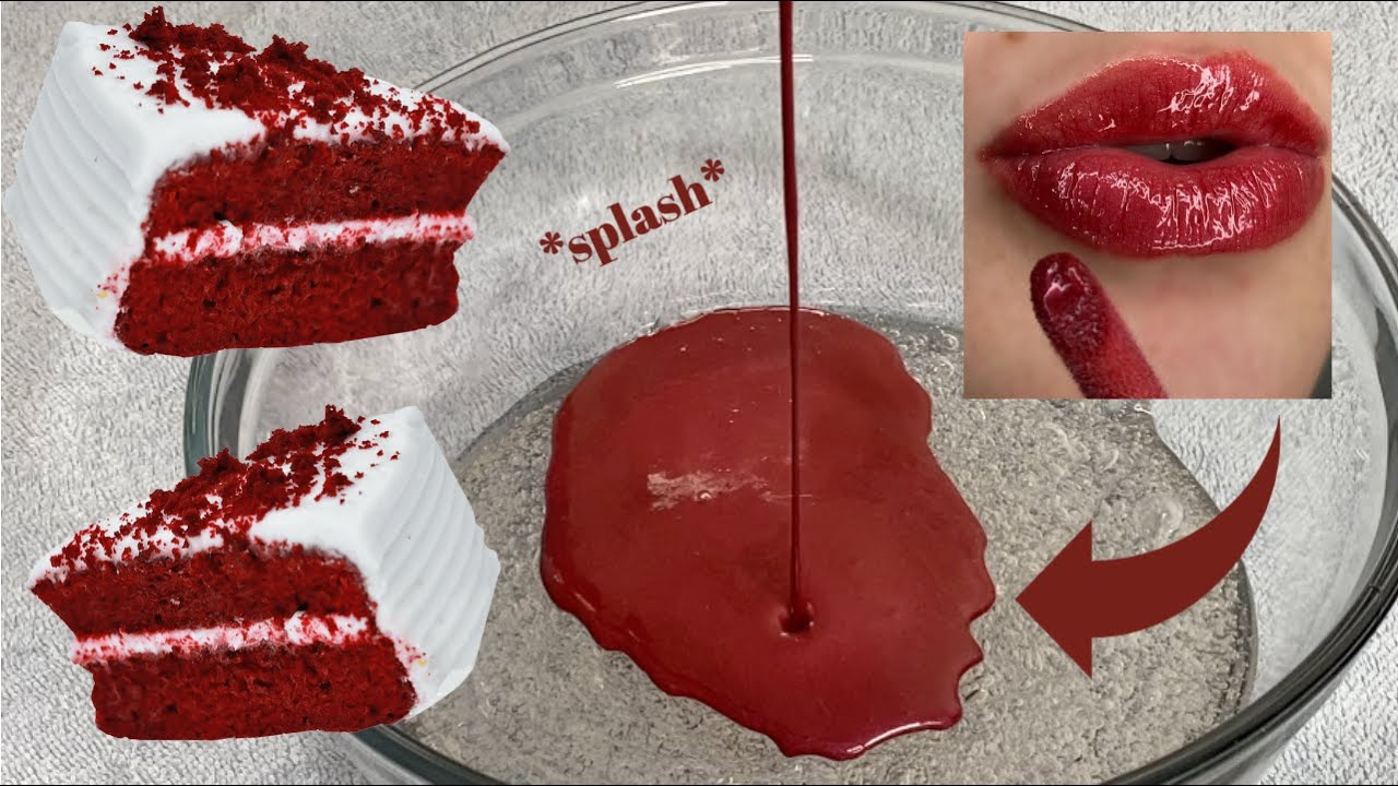 [ASMR] Making Red Velvet Lip Gloss | Naughty Gloss