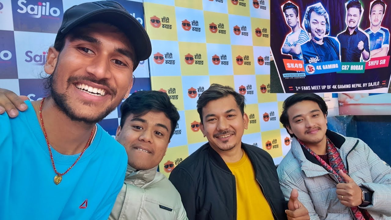 First fans meet up of @4KGamingNepal @cr7horaaYT @SK49Gaming || DRS gaming 😍 || HAADI GANG LAN EVENT