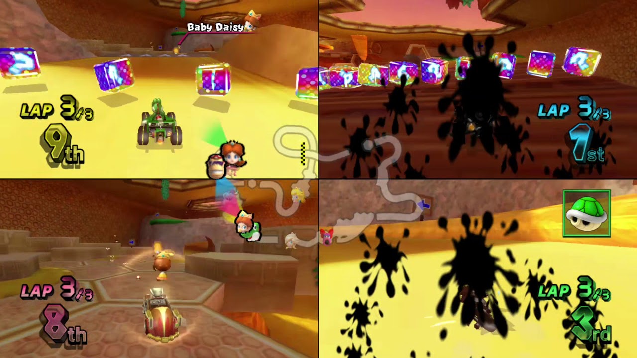 Mario Kart Wii Custom Tracks ✦ 4 Players #066
